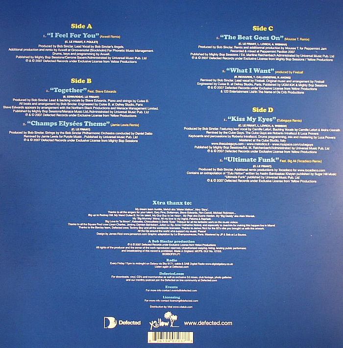 BOB SINCLAR - Soundz Of Freedom