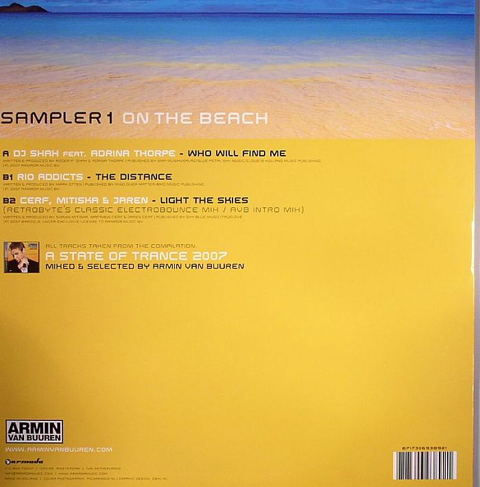 VAN BUUREN, Armin - A State Of Trance 2007 (Sampler 1): On The Beach