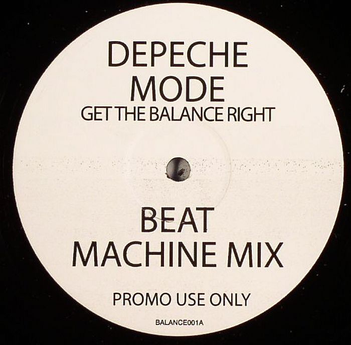 Beat Machine – Get The Balance Right vinyl cover