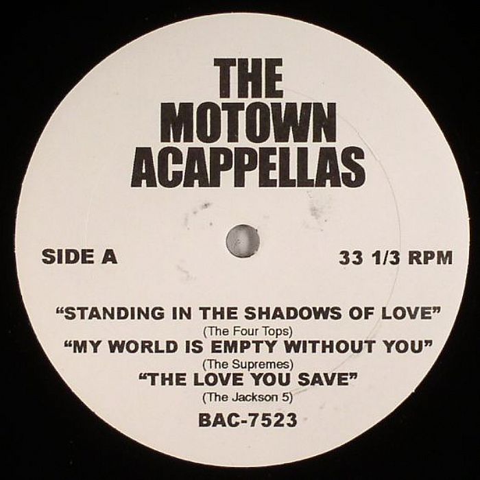 MOTOWN ACAPPELLAS, The - Motown Acappellas #23