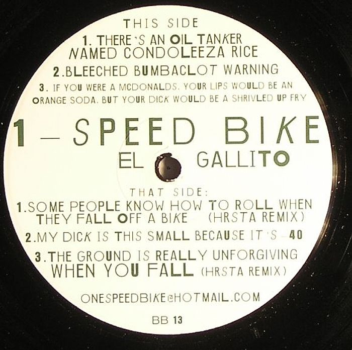1 SPEED BIKE - El Gallito