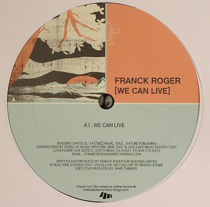 ROGER, Franck - We Can Live
