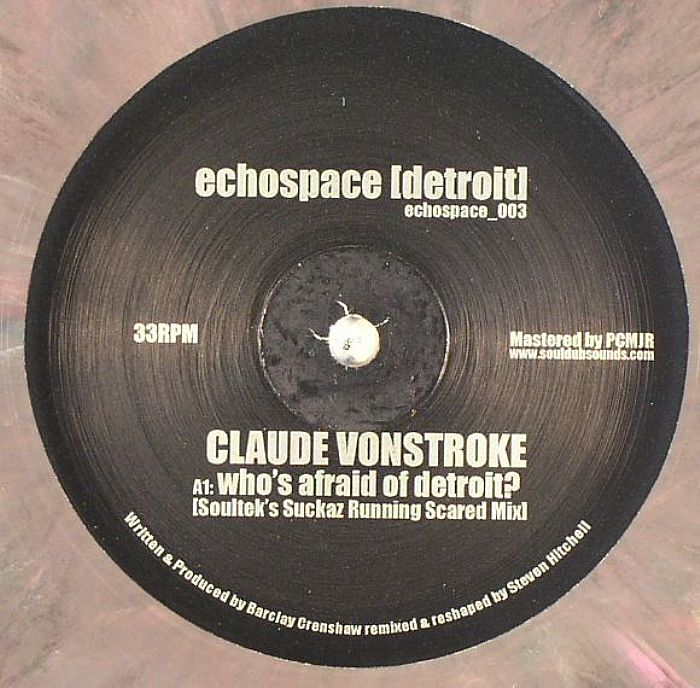 Claude Vonstroke – Who's Afraid Of Detroit? (remixes) vinyl cover