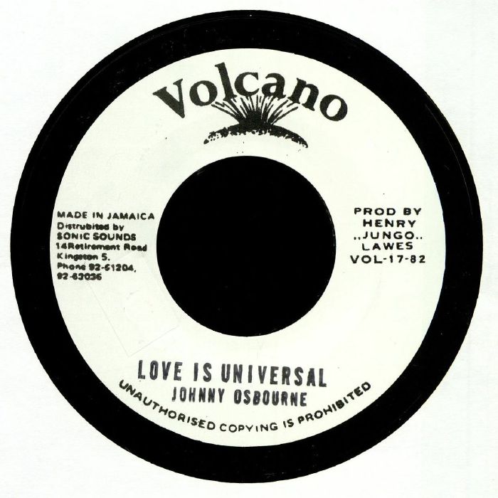 OSBOURNE, Johnny - Love Is Universal