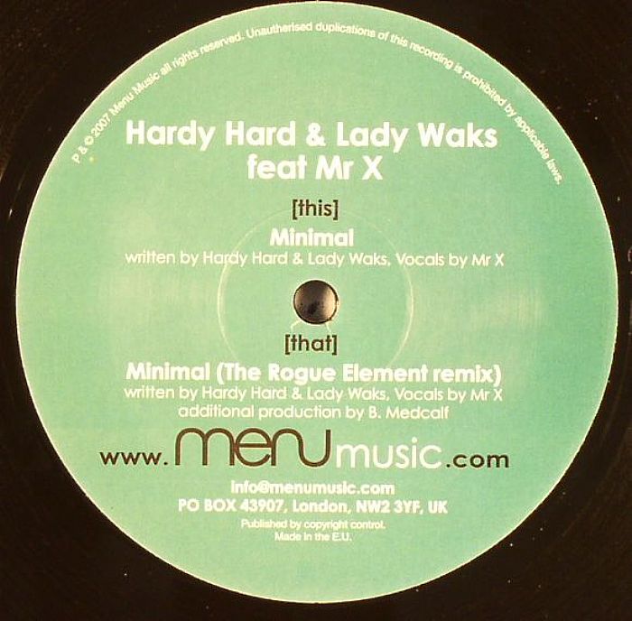 HARDY HARD/LADY WAKS feat MR X - Minimal