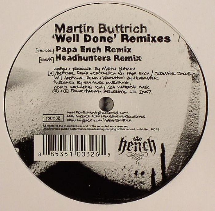 BUTTRICH, Martin - Well Done (remixes)
