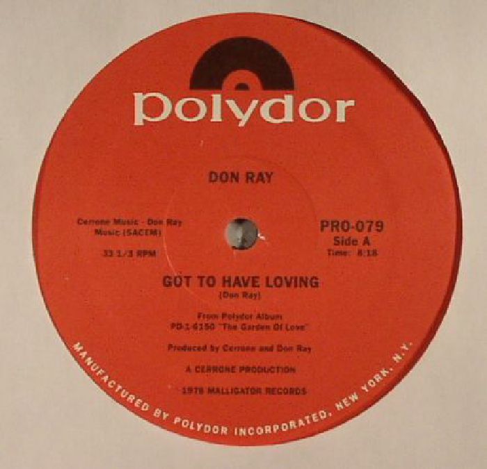 RAY, Don - Got To Have Loving
