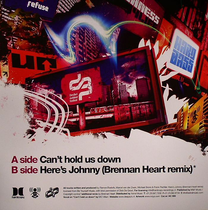 DEEPACK/CHARLY LOWNOISE feat MC VILLAN - Can't Hold Us Down
