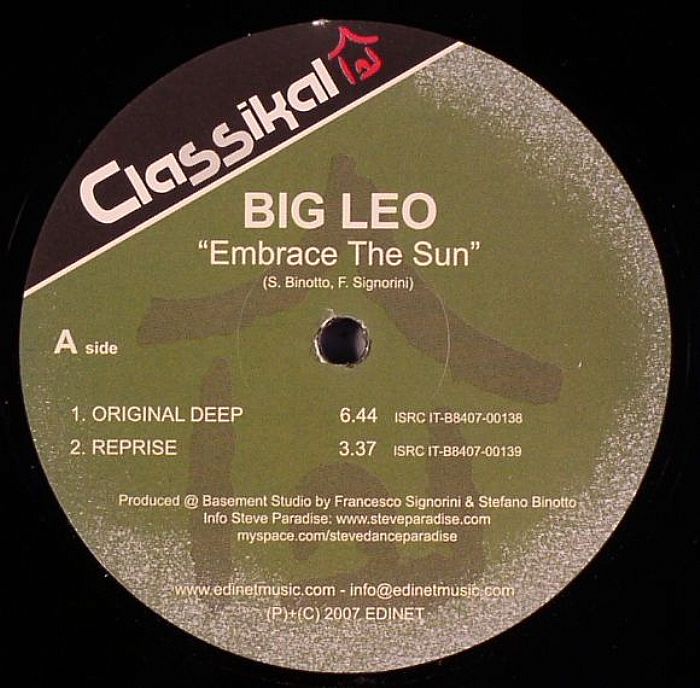 BIG LEO - Embrace The Sun