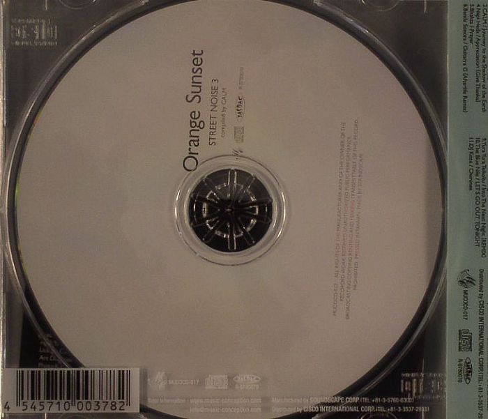 CALM/VARIOUS - Street Noise Volume 3 - Orange Sunset