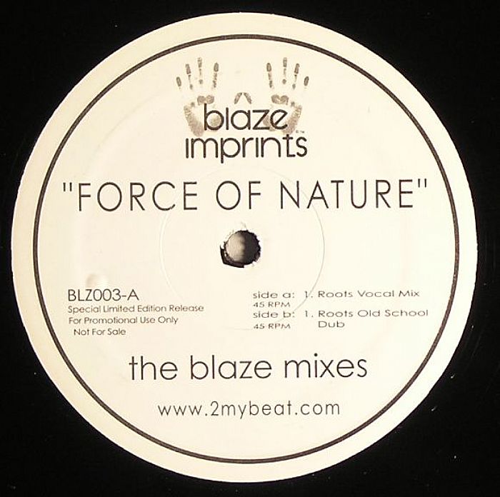 BLAZE IMPRINTS - Force Of Nature (The Blaze mixes)