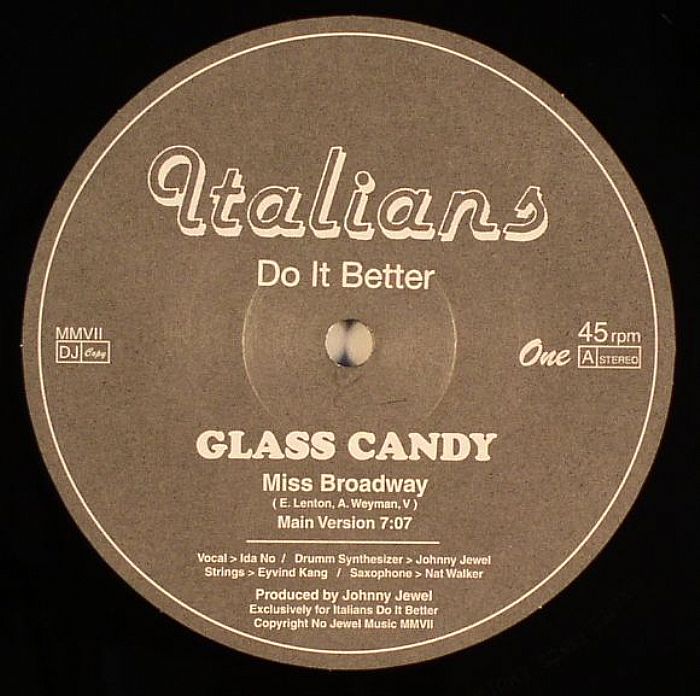 GLASS CANDY - Miss Broadway