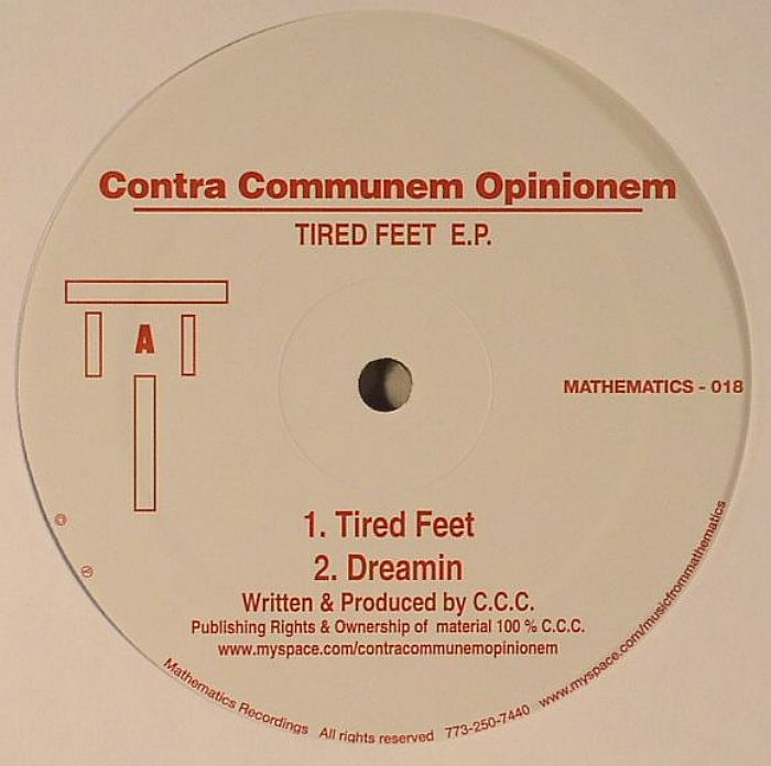 CONTRA COMMUNEM OPINIONEM - Tired Feet EP