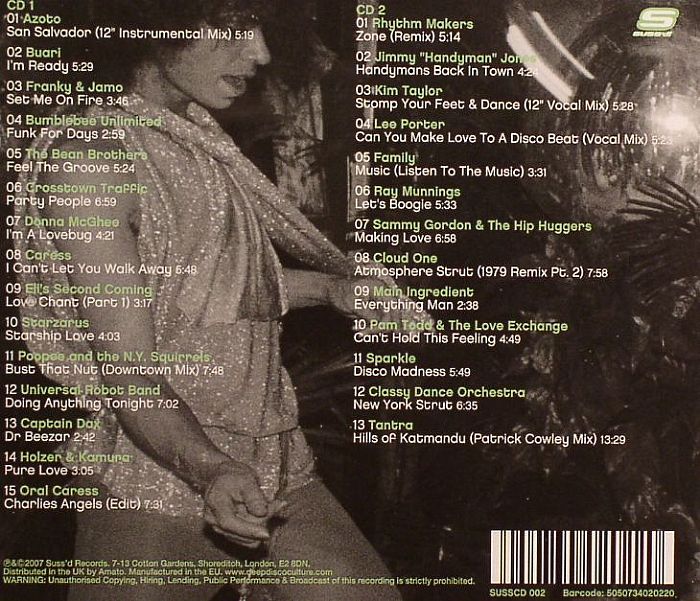 VARIOUS - Deep Disco Culture Vol Two: Underground Disco Rarities & Future Club Classics