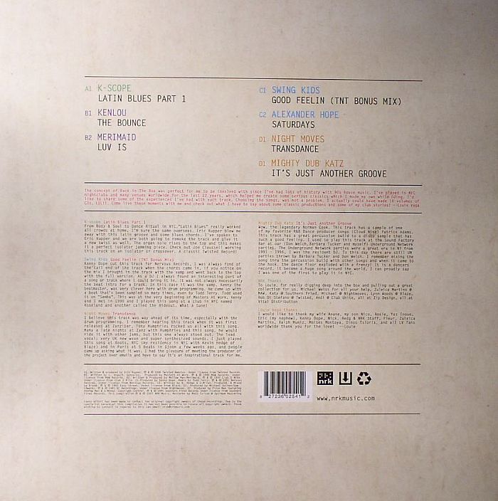 LITTLE LOUIE VEGA/VARIOUS - Back In The Box