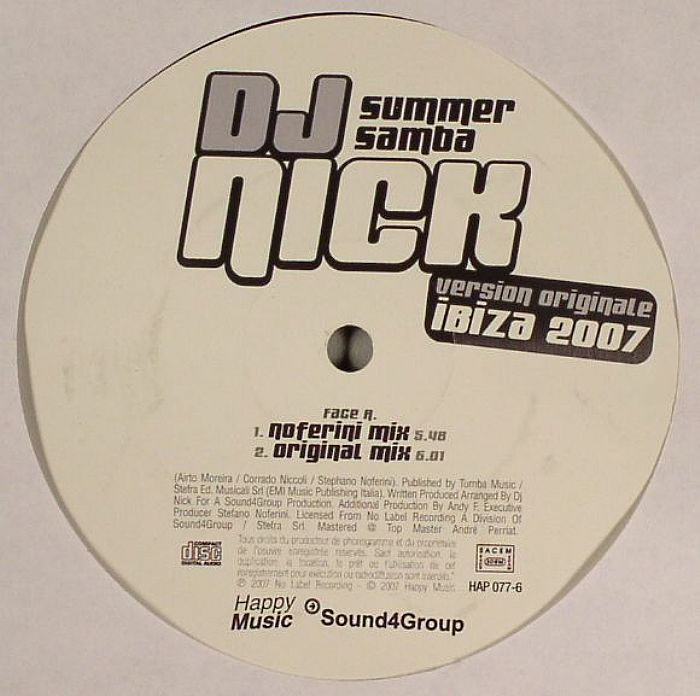 DJ NICK - Summer Samba