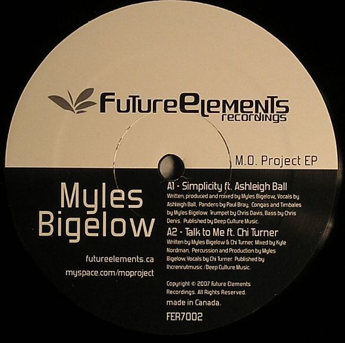 BIGELOW, Myles - MO Project EP