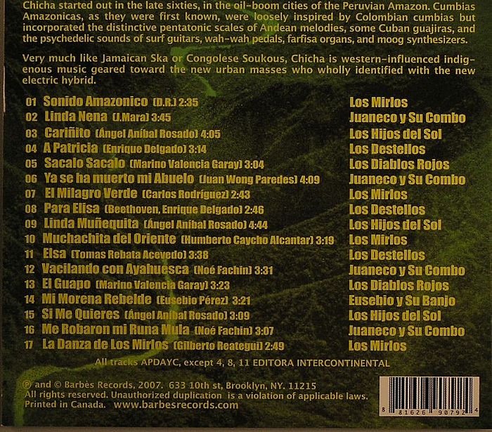 roots of chicha psychedelic cumbias from peru rar roots of chicha psychedelic cumbias from peru rar