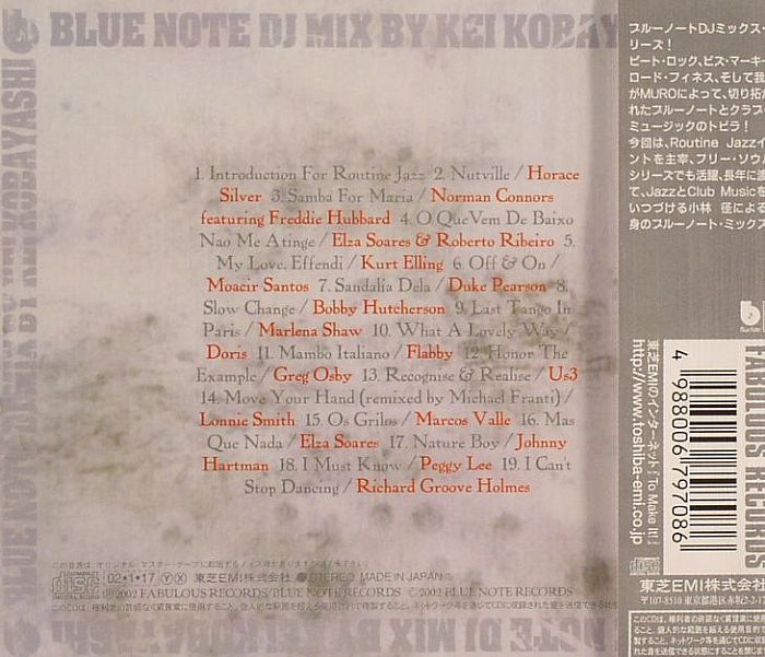 KOBAYASHI, Kei/VARIOUS - Routine Jazz - Blue Note