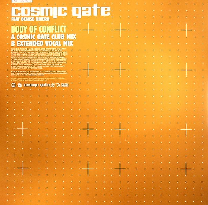 COSMIC GATE feat DENISE RIVERA - Body Of Conflitct