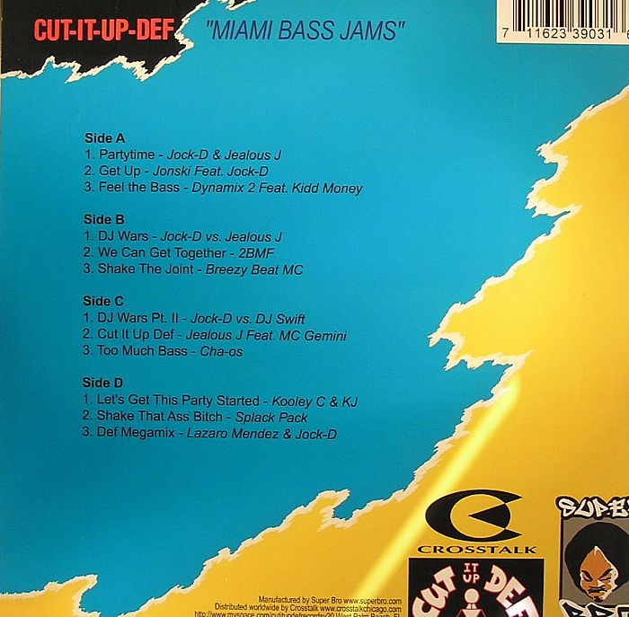 VARIOUS Cut It Up Def Miami Bass Jams (20th Anniversary Special Edition) Vinyl at Juno Records.