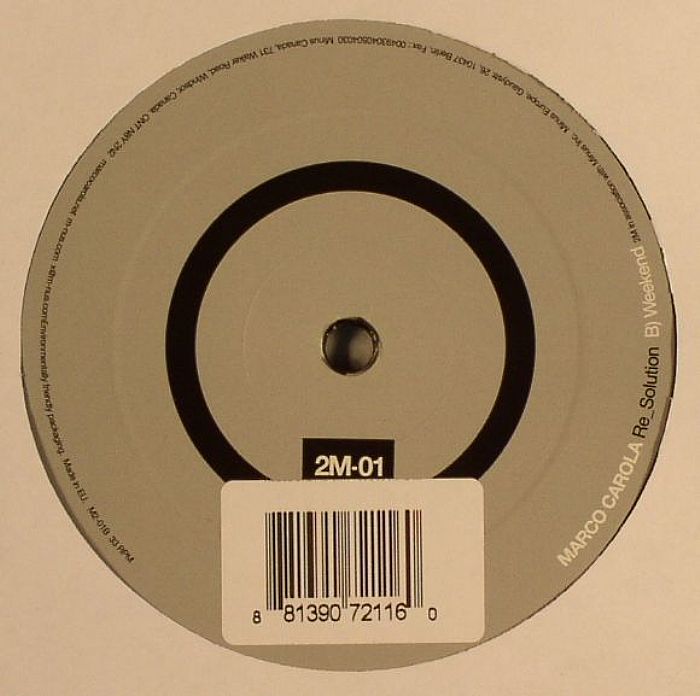CAROLA, Marco - Re_Solution