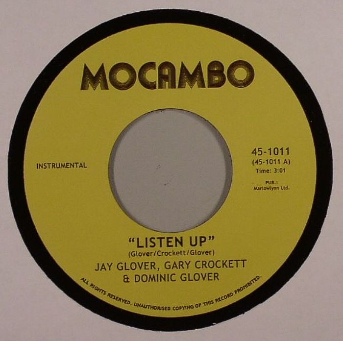 GLOVER, Jay/GARY CROCKETT/DOMINIC GLOVER/MOCAMBO ALLSTARS - Listen Up