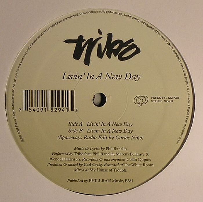 TRIBE COLLECTIVE - Livin' In A New Day (Carl Craig production)