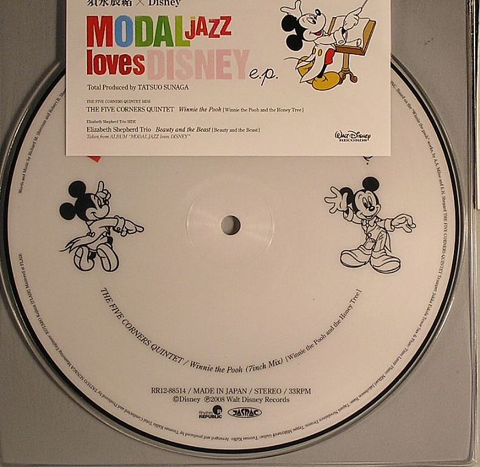 FIVE CORNERS QUINTET, The/ELIZABETH SHEPHERD TRIO - Modal Jazz Loves Disney EP