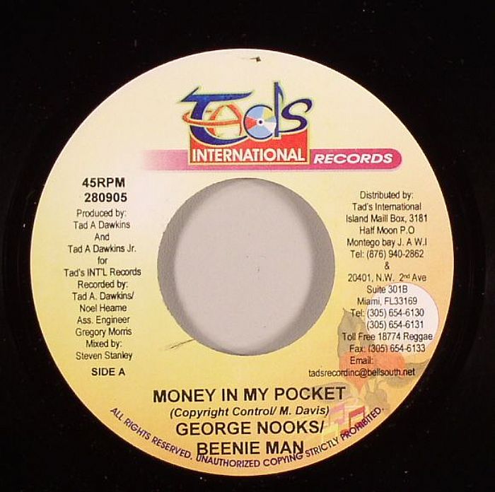 NOOKS, George/BEENIE MAN - Money In My Pocket (Money In My Pocket Riddim)