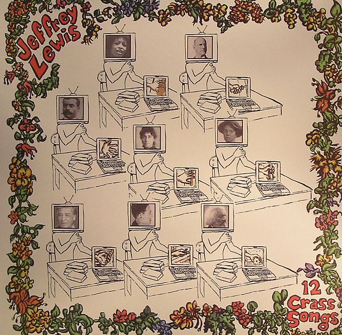 Jeffrey Lewis – 12 Crass Songs vinyl cover