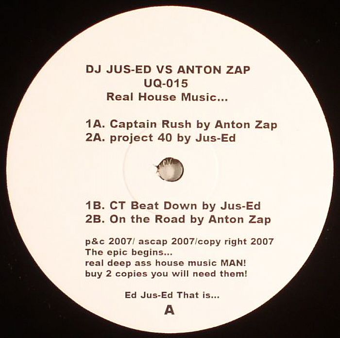 DJ JUS ED vs ANTON ZAP - Real House Music