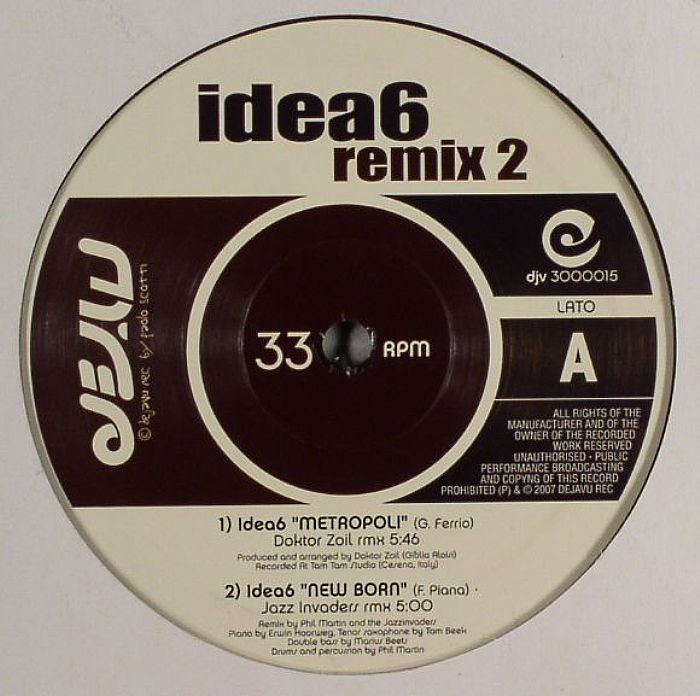 IDEA 6 - Idea 6 Remix EP 2