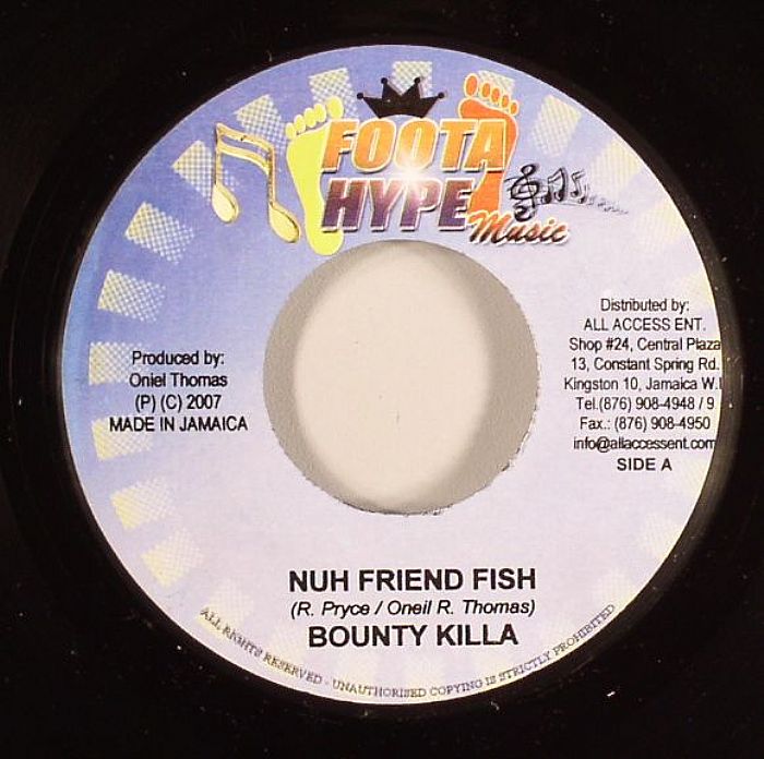 BOUNTY KILLA/ISHAWNA - Nuh Friend Fish (Gully Creature Riddim)