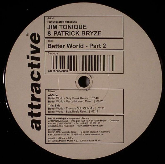 Patrick Bryze & Jim Tonique Better World