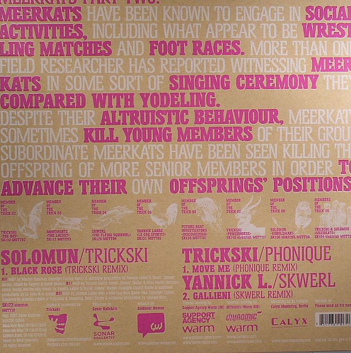 TRICKSKI/SOLOMUN/YANNICK L - Members Of The Trick 10: More Meerkats