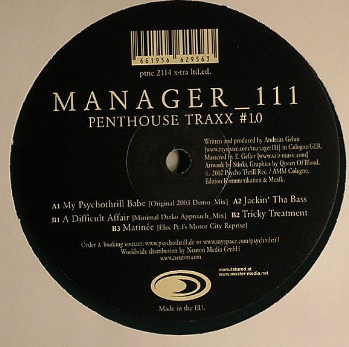 MANAGER 111 - Penthouse Traxx #10