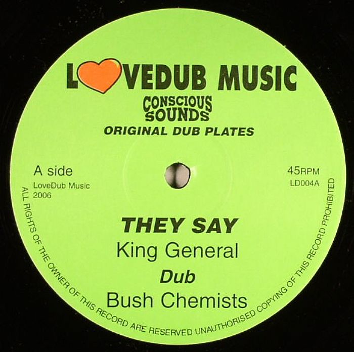 KING GENERAL/BUSH CHEMISTS/CENTRY - They Say