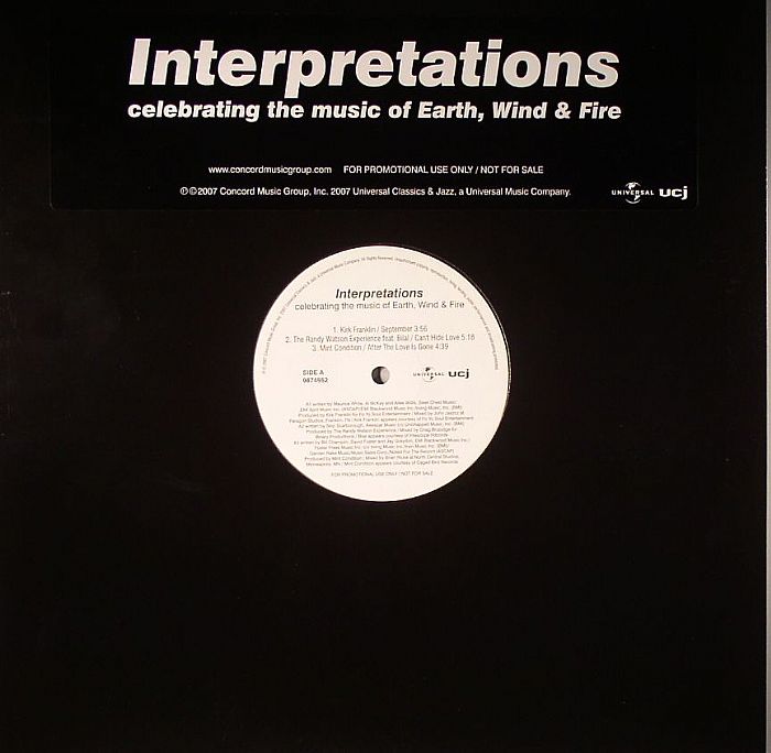 FRANKLIN, Kirk/THE RANDY WATSON EXPERIENCE feat BILAL/MINT CONDITION - Interpretations: Celebrating The Music Of Earth, Wind & Fire