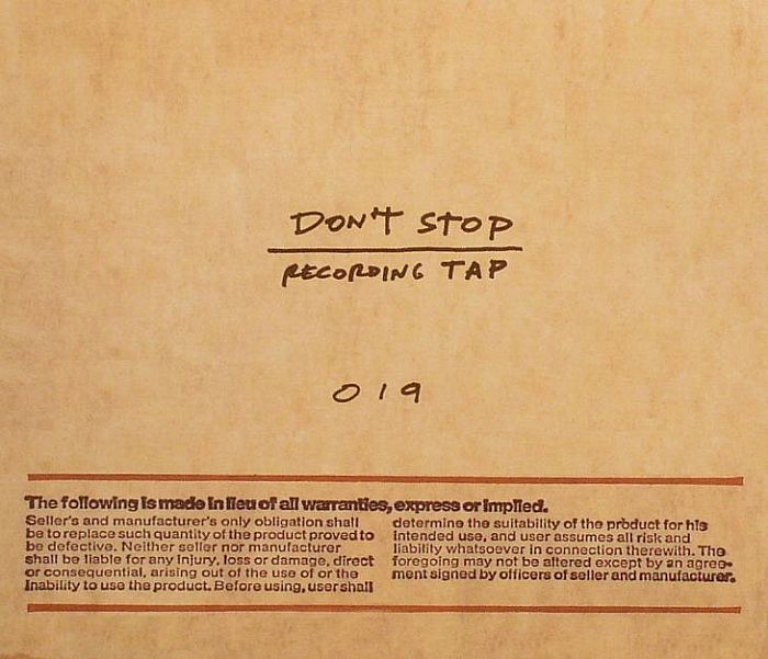 VARIOUS - Don't Stop: Recording Tap