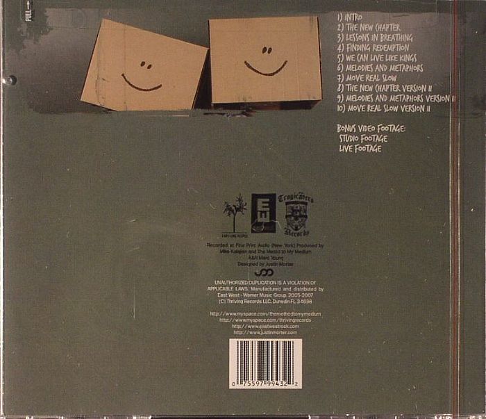 METHOD TO MY MEDIUM, The - The Sincerities EP