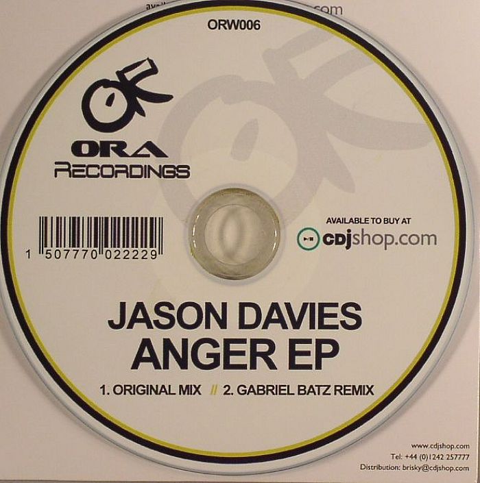 DAVIES, Jason - Anger EP