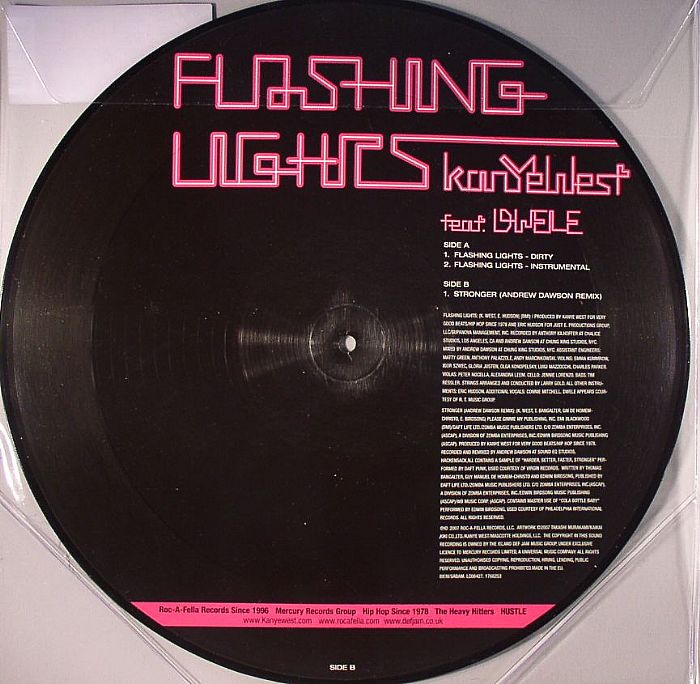 flashing lights kanye