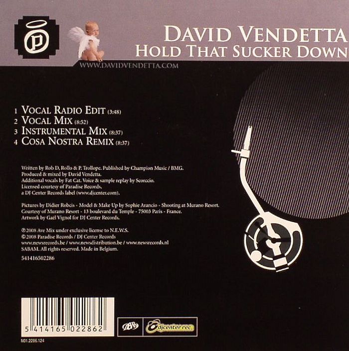 VENDETTA, David - Hold That Sucker Down