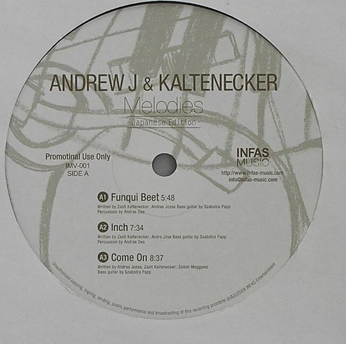 ANDREW J/KALTERNECKER - Melodies Album Sampler EP