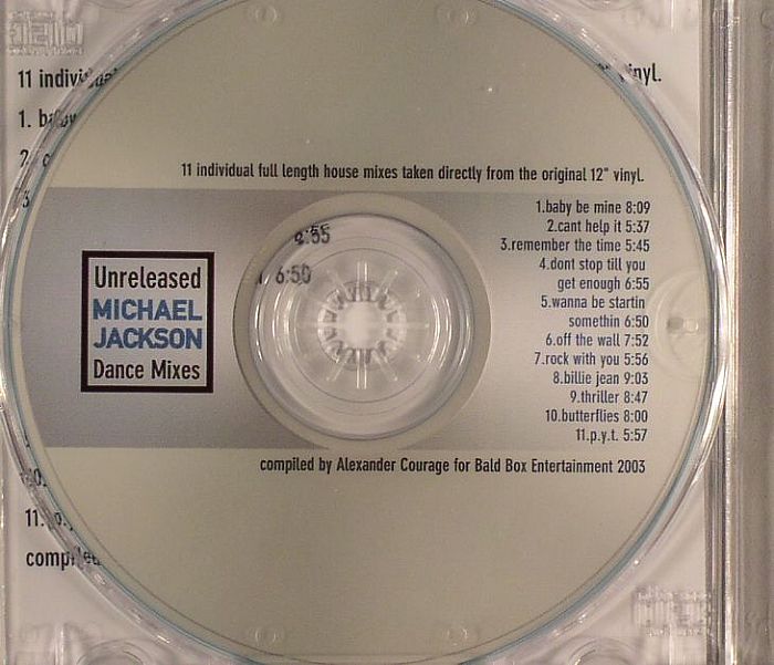 JACKSON, Michael Unreleased Dance Mixes CD at Juno Records.