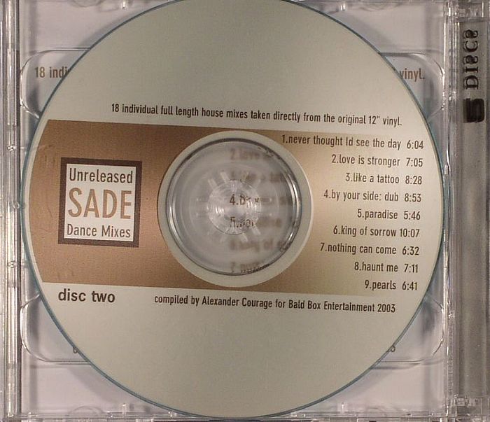 Sade unreleased dance mixes raritan city
