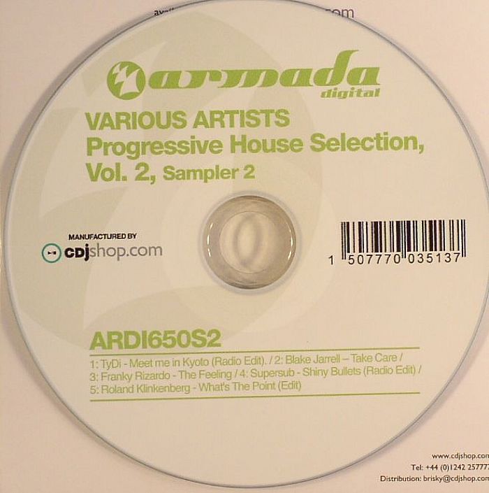 MORRISON, Glen/ROBERT NICKSON/THE DOPPER EFFECT/MOTEHRA/CAVE SEDEM - Progressive House Selection Vol 2 Sampler 1