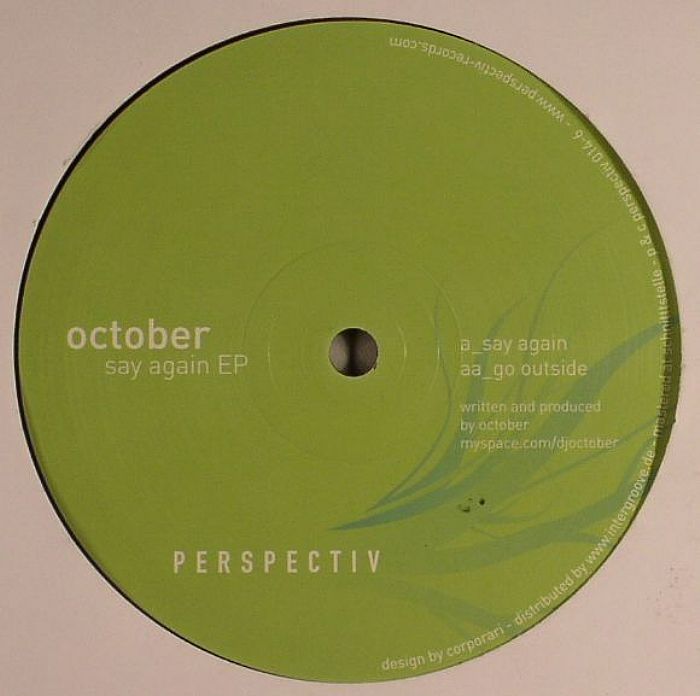 OCTOBER - Say Again EP