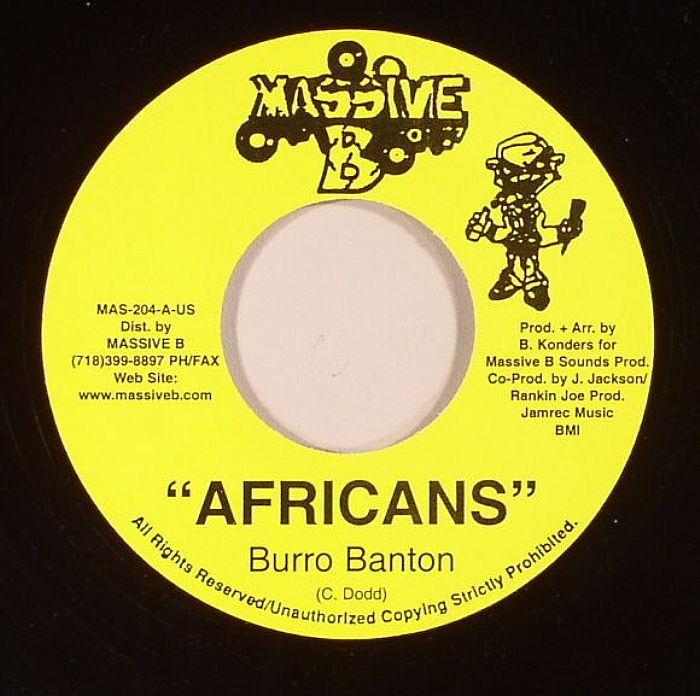BANTON, Burro/ROOTS RADICS/D FRAZIER/BONGO HERMAN - Africans (Dub Organizer Riddim)